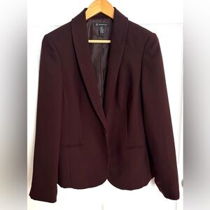 INC Burgundy Blazer